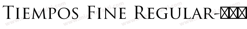Tiempos Fine Regular字体转换